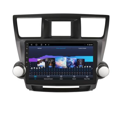 China Hot selling GPS for toyota car highlander car radio monitor electronics accessories auto dvd player chassis machine for sale