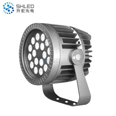 China Easy Installation Park Stage DC24V RGB DMX Building Outdoor Spotlight 30w 36w Led Round Spotlight for sale