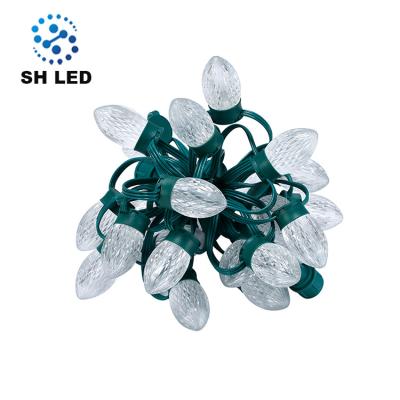 China IP67 5V cover faceted Christmas tree ws2811/2812 led lights for holiday indoor/outdoor decoration for sale