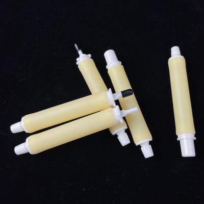 China 95mm Aseptic Hand Sanitizer Refillable Soap Silicone Hose Customized Yellow Color For Plastic Sanitizer Container Use for sale