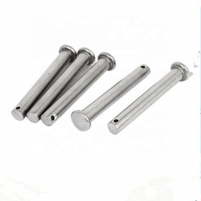 China Stainless Steel Flat Head Stainless Steel Clevis Pin With Hole for sale