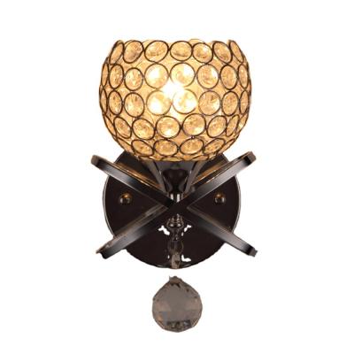 China Wholesale Modern Table Light in Bedroom Lamp Crystal Decorative Lamp Luxury Wall Lamp for sale