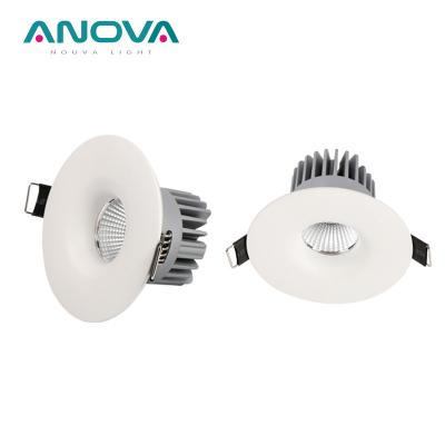 China Dimmable Bezel Cover Die Casting Aluminum Cob Led Spot Light Dimmable Cob Led Recessed Downlight for sale