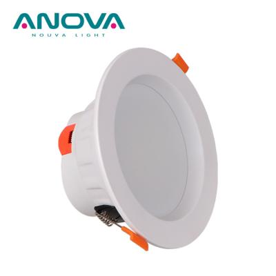 China Timer program home 9w rgb remote control dimmable wifi down light thin multicolor smd led rgb downlight for sale