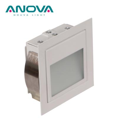 China Ultra Thin Modern Square Led Wall Recessed Bright Spot Light for sale