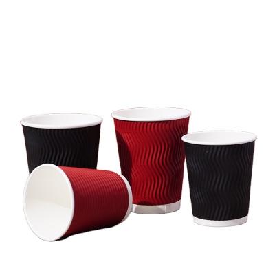 China Special Customized Wholesale Aseptic High End Coffee Beverage Store Plastic Covered Paper Cup With Logo for sale