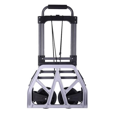 China Hot Selling 150kg Capacity Metal Folding Heavy Duty Quality Folding Trolley With Two Wheels for sale