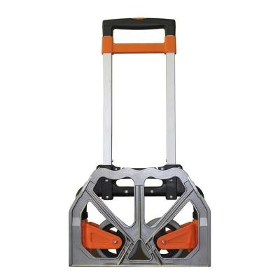 China Hot Sale Aluminum Folding Hand Truck Folding With Wheels For Cargo And Shopping for sale