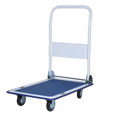 China Factory Sale 150kg Steel Platform Folding Direct Loading Portable Manual Trolley for sale