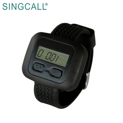 China SINGCALL Wireless Calling Paging System Wireless Watch Server Calling for Restaurant Waiters Receiving Calling for sale