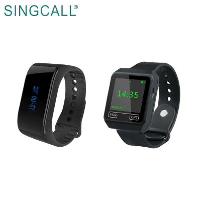 China SINGCALL Cafe Staff Call System Easy Operation Watch Pager for sale