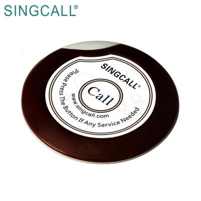 China Calling System SINGCALL Demountable Electronic Server Button Remote Call Button for sale