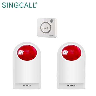 China SINGCALL 2 Pcs Wireless Waterproof Sound Strobe Siren Instant Security Alarm System J008-2 for sale