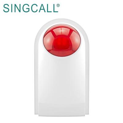 China SINGCALL Wireless Outdoor Waterproof Sound Strobe Alarm Security Flash Siren J008 for sale