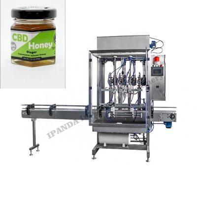 China Hot Peanut Butter Pump Filling Machines Pot Filling Product Food Vending Filling and Sealing Machine for sale