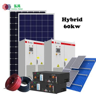 China Commercial Rooftop Power System Generator 30KW 50KW 60KW 550W Solar Panel Solar Home System For Home for sale