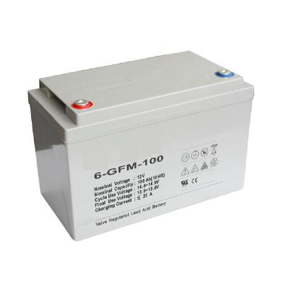 China Home /Commercial /Industrial Gel Battery 12V 100Ah Solar Battery Best Quality Livefun for sale