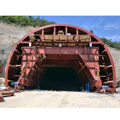 China Modern Hydraulic Tunnel Liner Trolley for Three Line Road Tunnel for sale