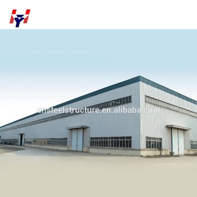 China 2018 Steel Structure Double Slopes House Steel Fabricated Industrial Building Plant k Span Building Plans For Sale for sale