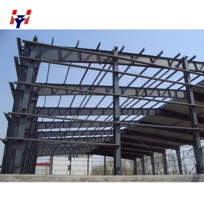 China Steel Fabricated House Modern Design Large Span Prefab Structural Steel Factory Building for sale