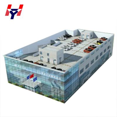 China Steel Fabricated House Dubai Mall Steel Structure 4 Storey for sale