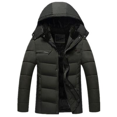 China Breathable Mens Winter Waterproof Windproof Padded Parka Jacket With Fur Lining for sale