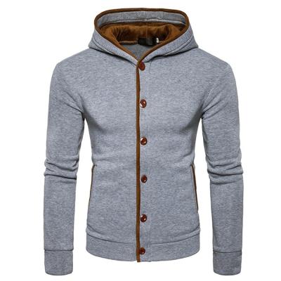 China Breathable Fashion Knit Cardigan Sweater With Hoodies Mens Shrug Sweater for sale