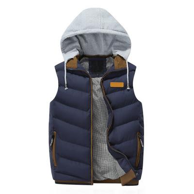 China Sustainable Fashion Winter Padded Vest Waistcoats For Running Men for sale