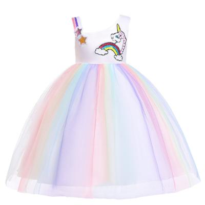 China Viable Running Cardboard Mesh Tutu Kids Dress in Summer for sale