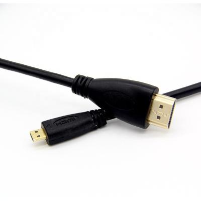 China Multimedia HD 1080p Gold Plated HDMI to Micro HDMI Cable 0.5m 1m 1.5m 1.8m 2m 3m for Tablet, Notebook, Camera for sale