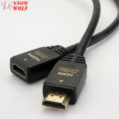 China COMPUTER 1ft 3ft 6ft Ultra HD 4K@60Hz HDMI 2.0 Male To Female HDMI 2.0 Cable High Speed ​​Extension Cable for sale