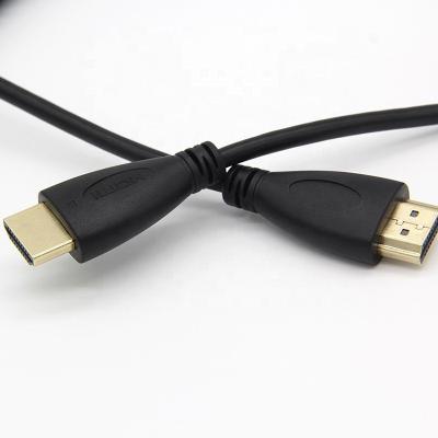 China Multimedia HDMI Cable 0.5m 1m 1.5m 1.8m 2m 3m 5m Full HD 1080P 3D Gold Plated High Speed ​​HDTV Cable For Satellite Receivers, Set Top Box for sale