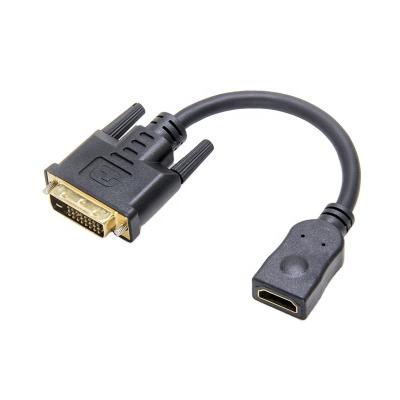 China Gold Plated 4Kx2K COMPUTER 1080p 19+1 Bare Copper HDMI to DVI Conversion Cable DVI Male to HDMI Mini DVI Female to HDMI Adapter Cable for sale