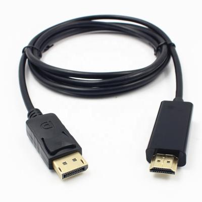 China Computer 1.8m 1080p Displayport HDMI Cable Displayport DP To HDMI Adapter Cable for sale