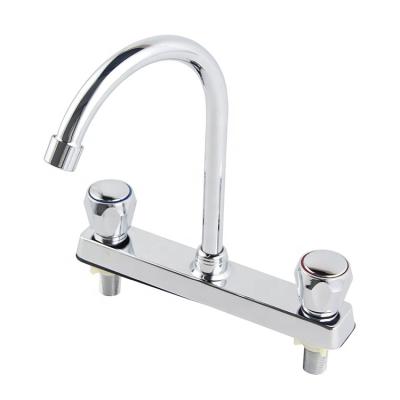 China Sense Faucets Good Prices Kitchen Mixer Body Zinc Alloy ABS Handle Wash Kitchen Faucets Mixer for sale