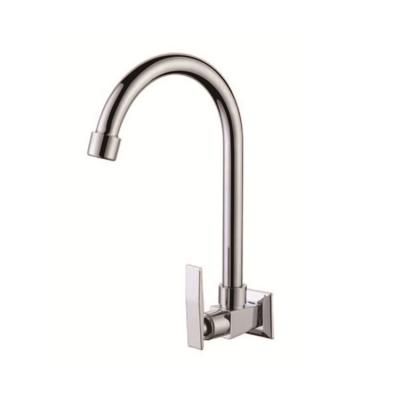 China Cheap Sense Faucets Factory Price Kitchen Faucet Zinc Alloy Wall Mounted Cold Water Faucets for sale