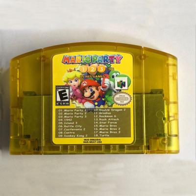 China ABS N64 English Version 18 In 1 Video Game Cartridge Cards For Nintendo 64 for sale