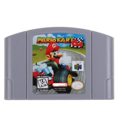 China ABS Mario Kart 64/Super Smash Bros/Mario Party for Nintendo 64 Video Game Card N64 for sale