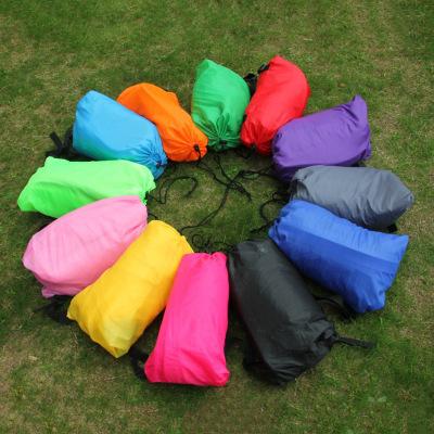 China 2019 Cheap Portable Waterproof Inflatable Couch Bag Sofa Lazy Air Sofa Beach Pool Bed 240*70cm for sale