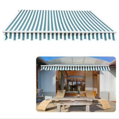 China Patio Tent 12 x 10 Canopy Sun Shade Deck UV Protection Acrylic Retractable Manual Sand Tents for sale