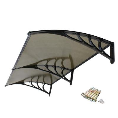 China Polycarbonate DIY Door Canopy 1270x 5000mm Garden Canopy Shelter / Rain Protection Smoking Area for sale