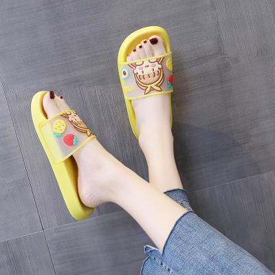 China The fruit fashion trend summer style soft bottom of beautiful hot girl anti slip one word cool slippers for sale