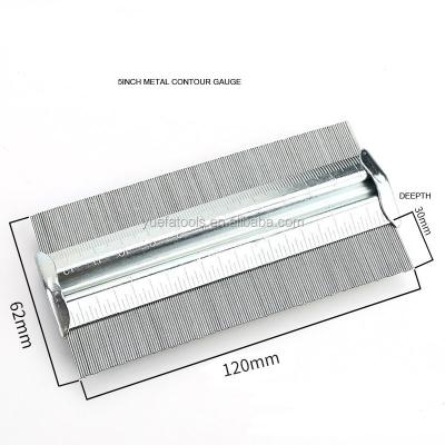 China High Quality Contour Duplicator Stainless Steel Pins Metal Profile 5inch Contour Gauge for sale