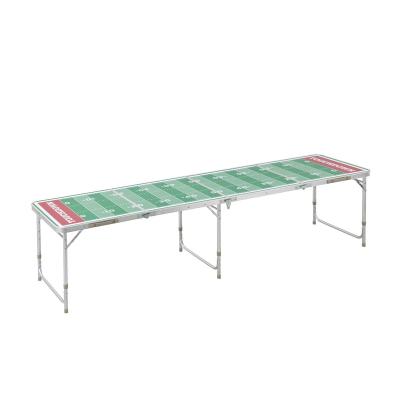 China Modern Outdoor Party Folding Table Customized Design Aluminum Beer Pong Table for sale