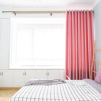 China China factory promotion sale pink fireproof curtain in stock for sale