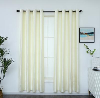 China Factory direct sale good quality blackout white curtains of elegant flame retardant jacquard fabric for sale