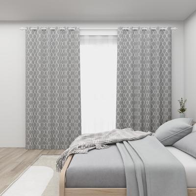 China High Quality Soft And Heavy Blackout Jacquard Window Curtains for sale