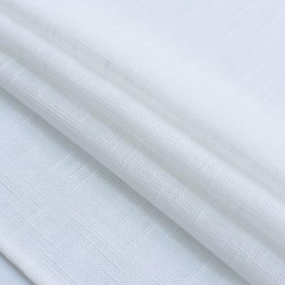 China Supplier 140-160gsm Flame Retardant Polyester Manufacturer Factory Price White Curtain Fabric for sale