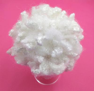 China GRS and OEKO-TEX 100 Antistatic Standard Stuffing Cushion Materials 15Dx64mm HCS Polyester Staple Fiber for sale