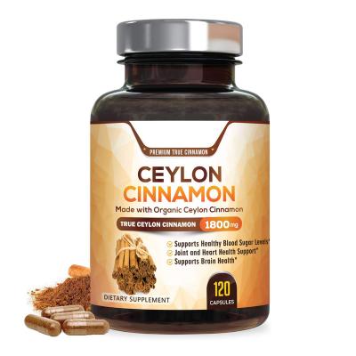 China immune & Natural Anti-Fatigue Weight Loss Helping Supports Antioxidant Blood Glucose Boost Brain Power Instant Organic Ceylon Cinnamon Capsule for sale